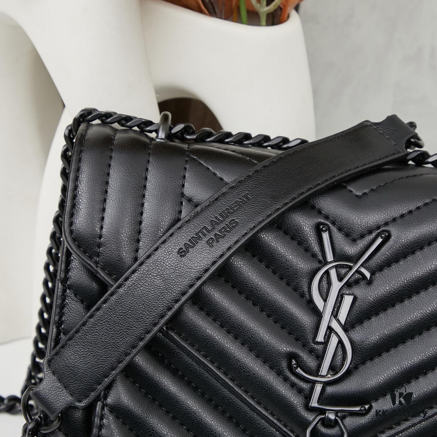 6930cdc46e68136f4d9b070e New Arrival with Box 💰 YSL LE MAILLON Quilted Lambskin Chain Bag