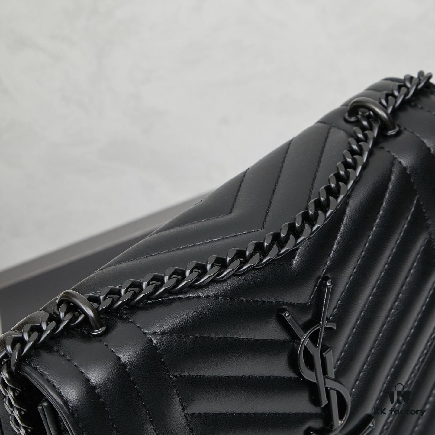 6930cdc56e68136f4d9b0711 New Arrival with Box 💰 YSL LE MAILLON Quilted Lambskin Chain Bag