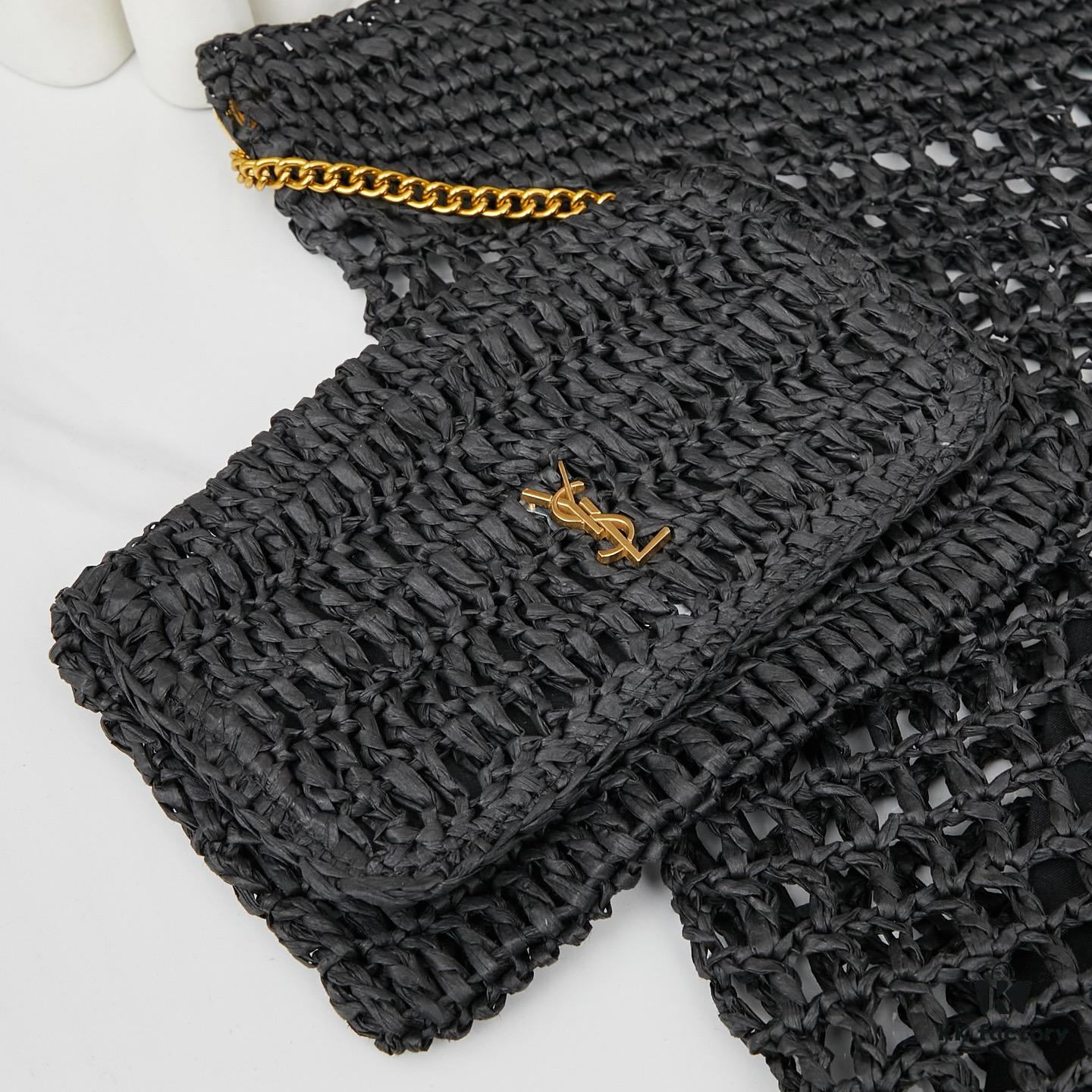6930cdca6e68136f4d9b0717 New Arrival Large YSL Raffia Icare Bag with Mini Compartment ||| Symbolizing Beautiful Love, Resilience and Devotion