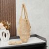 6930cdd36e68136f4d9b0723 New Arrival Small YSL Icare Raffia Bag with Mini Pouch