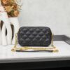 6930cddd6e68136f4d9b072d New Arrival with Box 💰 YSL Saint Laurent GABY Black Quilted Lambskin Women's Zip Clutch Bag Chain Bag Shoulder Bag