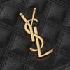 6930cddd6e68136f4d9b072e New Arrival with Box 💰 YSL Saint Laurent GABY Black Quilted Lambskin Women's Zip Clutch Bag Chain Bag Shoulder Bag