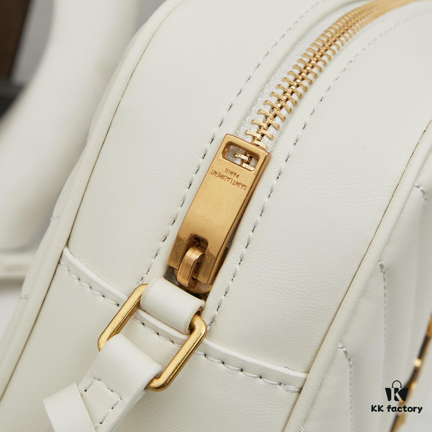 6930cde66e68136f4d9b073b Upgraded LOU Quilted Genuine Leather Camera Bag MONOGRAM SAINT LAURENT Shoulder Bag with Box