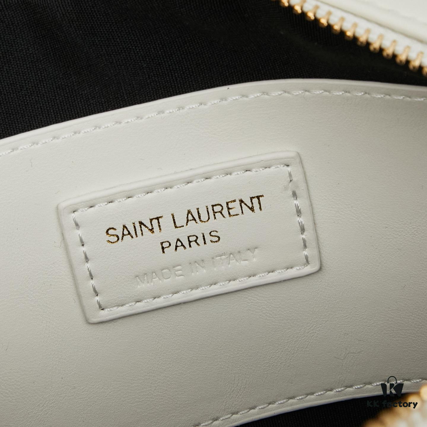 6930cde76e68136f4d9b073d Upgraded LOU Quilted Genuine Leather Camera Bag MONOGRAM SAINT LAURENT Shoulder Bag with Box