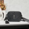 6930cdef6e68136f4d9b0749 Upgraded LOU Quilted Genuine Leather Camera Bag MONOGRAM SAINT LAURENT Shoulder Bag with Box