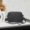 Upgraded LOU Quilted Genuine Leather Camera Bag MONOGRAM SAINT LAURENT Shoulder Bag with Box