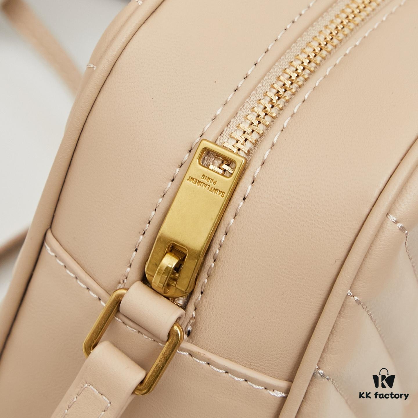 6930cdfd6e68136f4d9b075f Upgraded YSL Monogram Saint Laurent Quilted Genuine Leather Camera Bag with Box