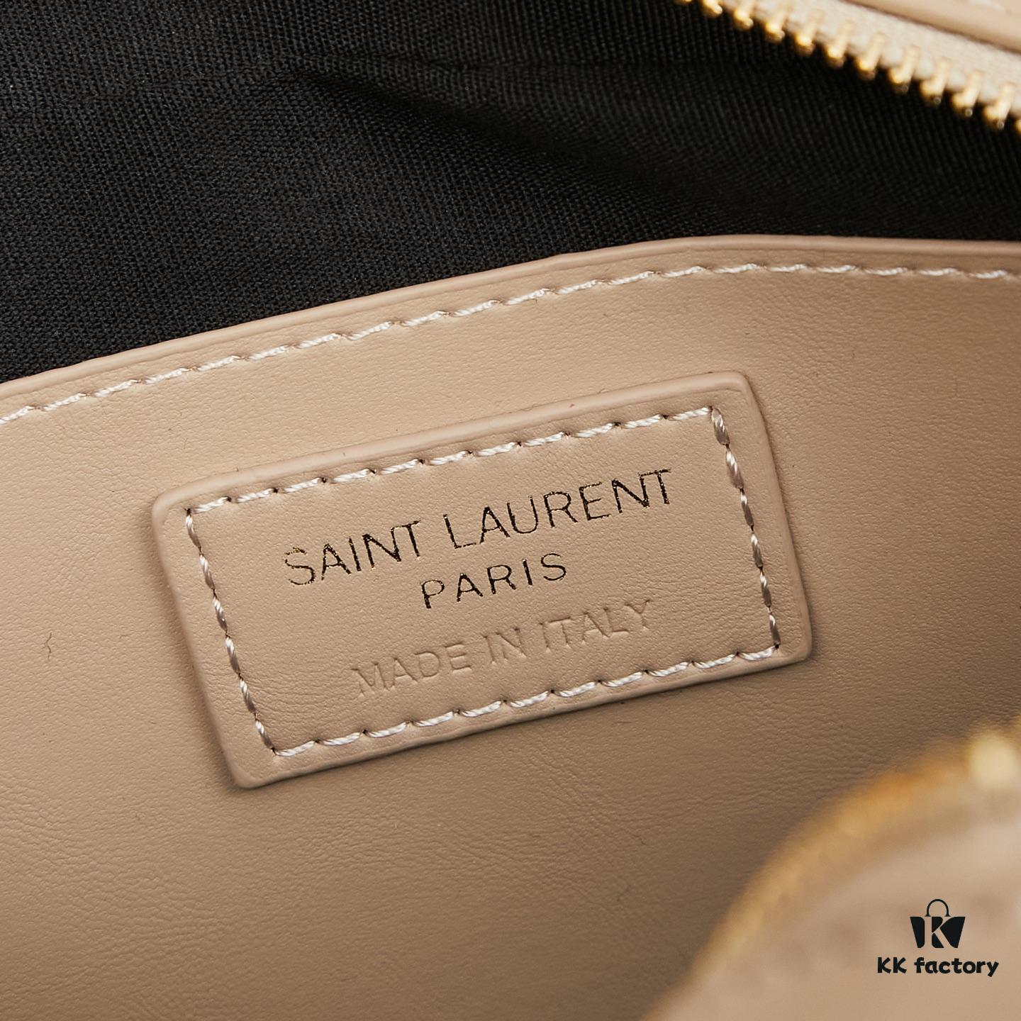 6930cdff6e68136f4d9b0762 Upgraded YSL Monogram Saint Laurent Quilted Genuine Leather Camera Bag with Box