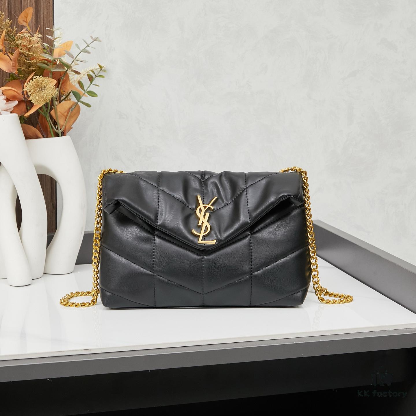 6930ce056e68136f4d9b076b Upgraded Version with Box, Small Size YSL Loulou Puffer Pillow Cloud Bag Recommendation!