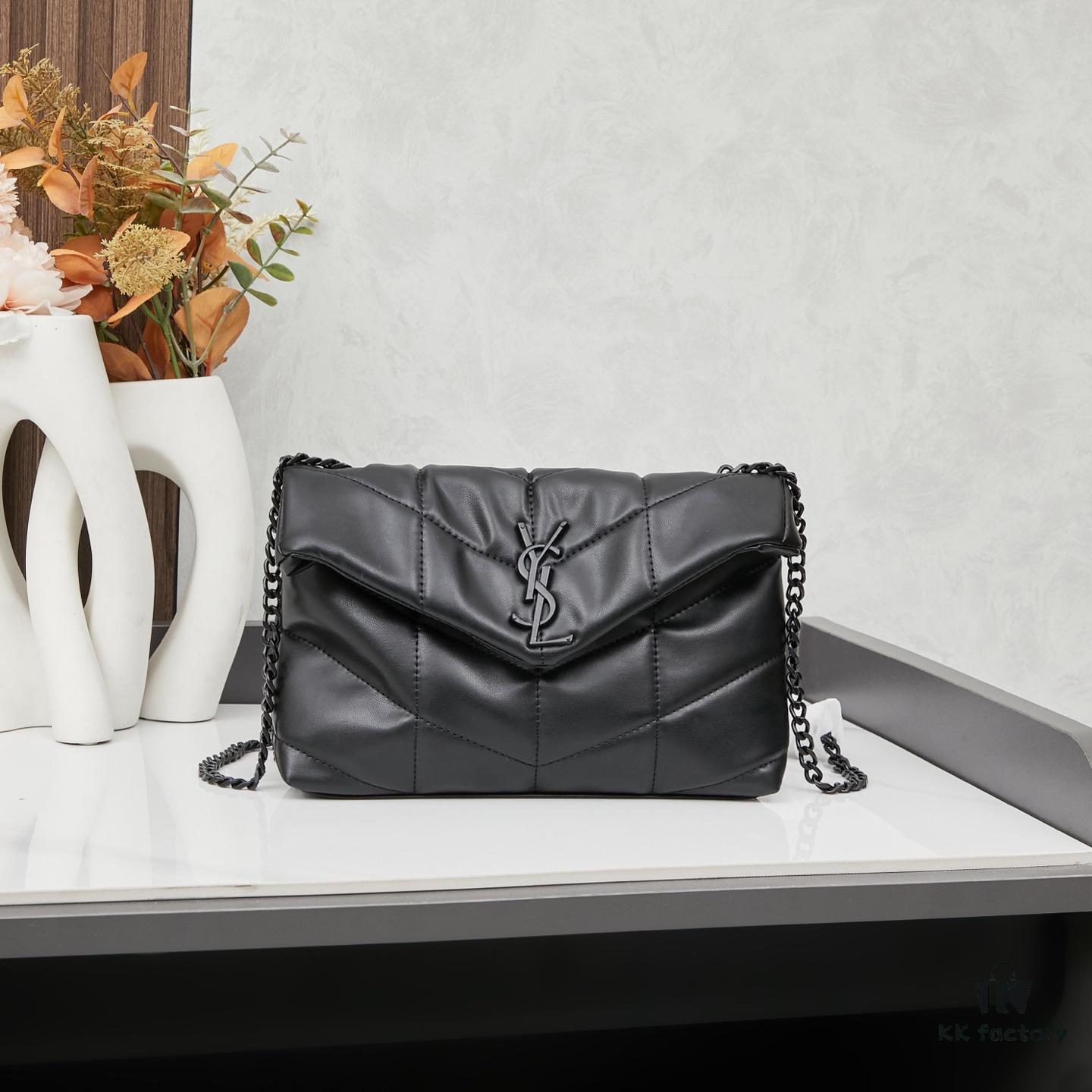 6930ce116e68136f4d9b077e Upgraded Version with Box, Small Size YSL Loulou Puffer Pillow Cloud Bag Recommendation!