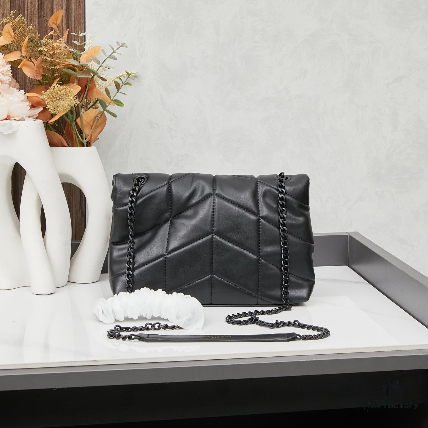 6930ce126e68136f4d9b0782 Upgraded Version with Box, Small Size YSL Loulou Puffer Pillow Cloud Bag Recommendation!
