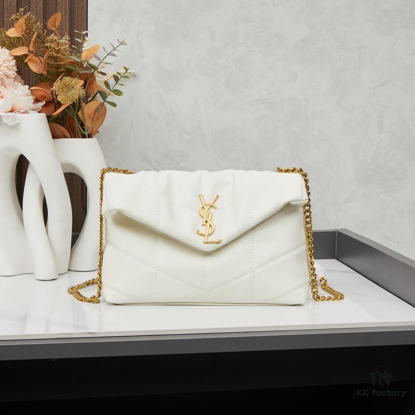 6930ce176e68136f4d9b0787 Upgraded Version with Box, Small Size YSL Loulou Puffer Pillow Cloud Bag Recommendation!