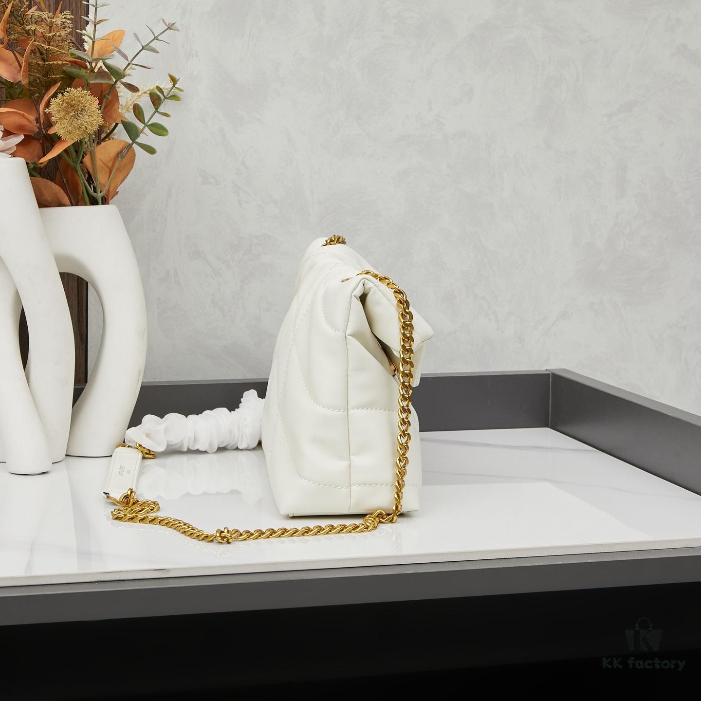 6930ce186e68136f4d9b0788 Upgraded Version with Box, Small Size YSL Loulou Puffer Pillow Cloud Bag Recommendation!