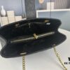 New Arrival with Box Bulk YSL Yves Saint Laurent Caviar Leather Large Tote Bag / Shopping Bag ||| [Black Caviar with Embroidered Thread]
