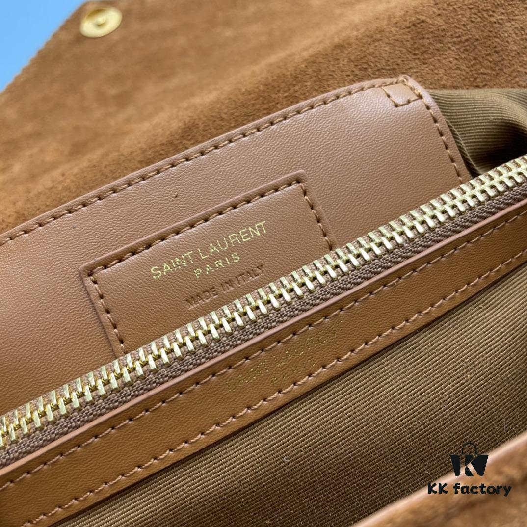 6930ce3f6e68136f4d9b07c5 YSL Monogram College Saffiano Leather Fringe Crossbody Bag