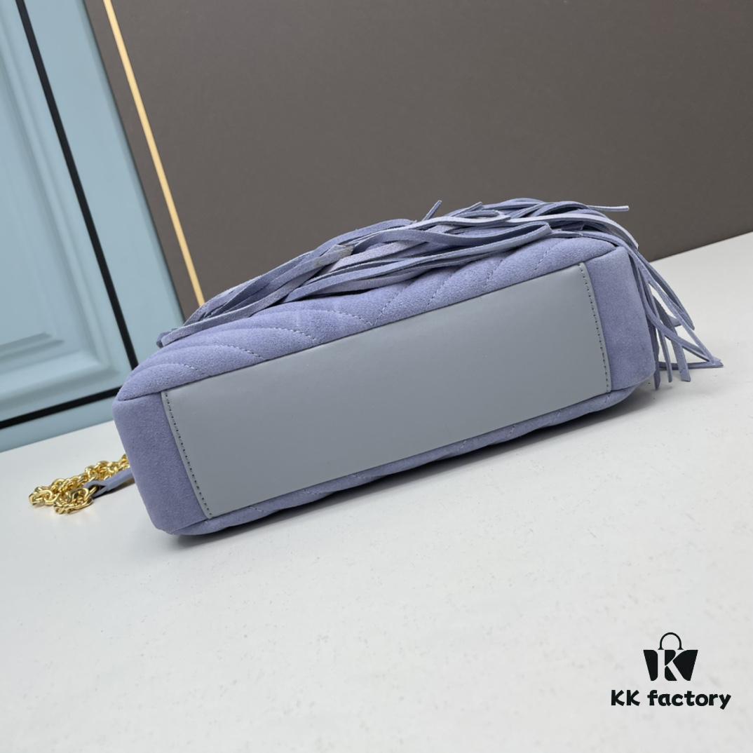 6930ce426e68136f4d9b07cc YSL Monogram College Saffiano Leather Fringe Crossbody Bag