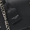 6930ce616e68136f4d9b0803 YSL Accordion Bag in Calfskin - Baby Size, Elegant and Versatile with White Stitching