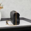 YSL Saint Laurent New LouLou Large Square Bag in Coated Lambskin with Box