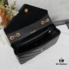 YSL Saint Laurent New LouLou Large Square Bag in Coated Lambskin with Box