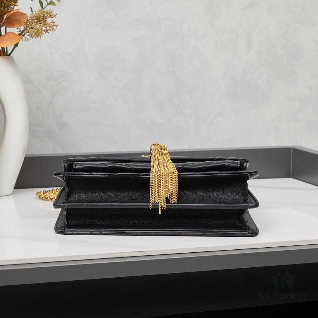 6930ce7c6e68136f4d9b0837 New Arrival with Box 💰 YSL LE MAILLON Quilted Lambskin Chain Bag