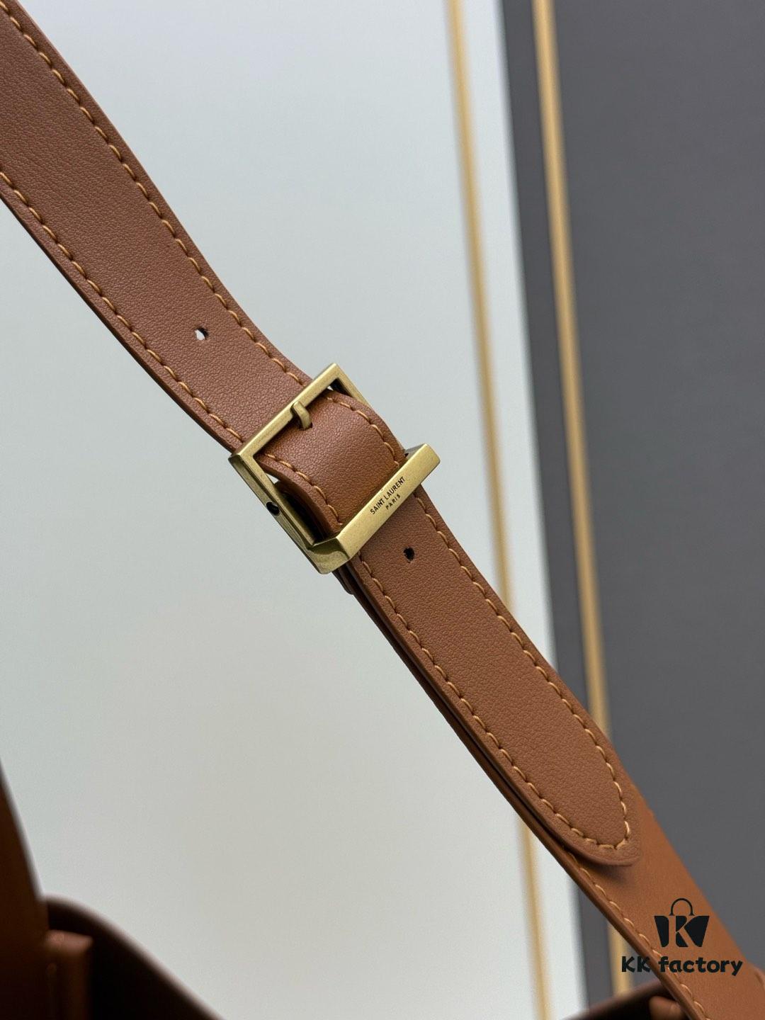6930ceab6e68136f4d9b089b Large New YSL Underarm Bag, Soft and Stylish Calfskin Design with Spacious Capacity