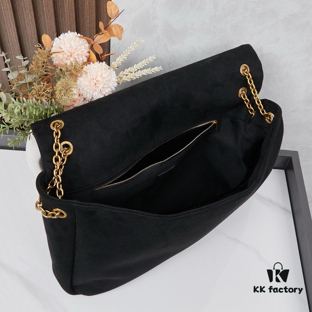 6930cec06e68136f4d9b08c6 New Arrival with Box 💰 YSL Vintage Classic JAMIE Large Suede Handbag
