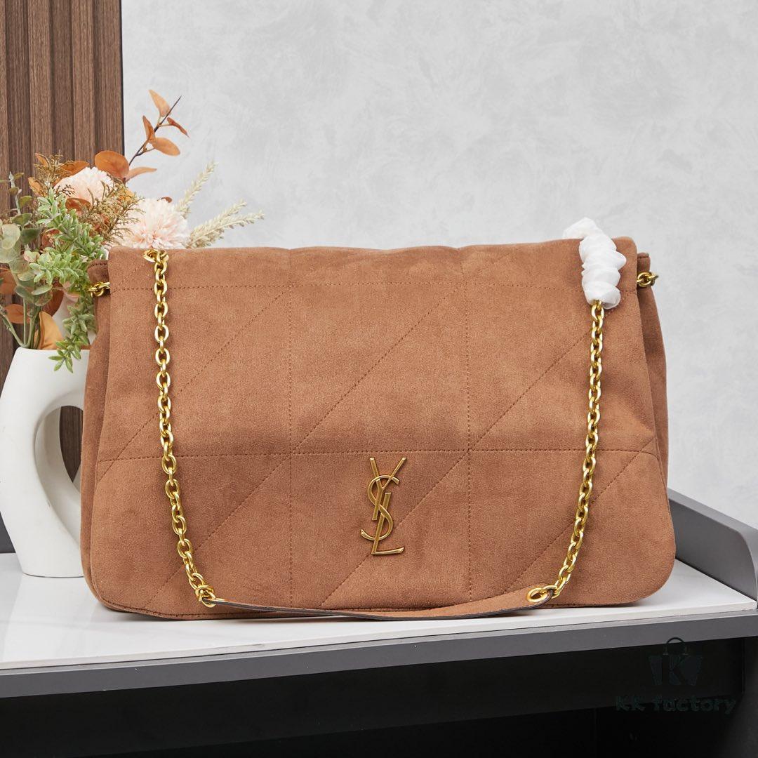 6930cec16e68136f4d9b08c8 New Arrival with Box 💰 YSL Vintage Classic JAMIE Large Suede Handbag