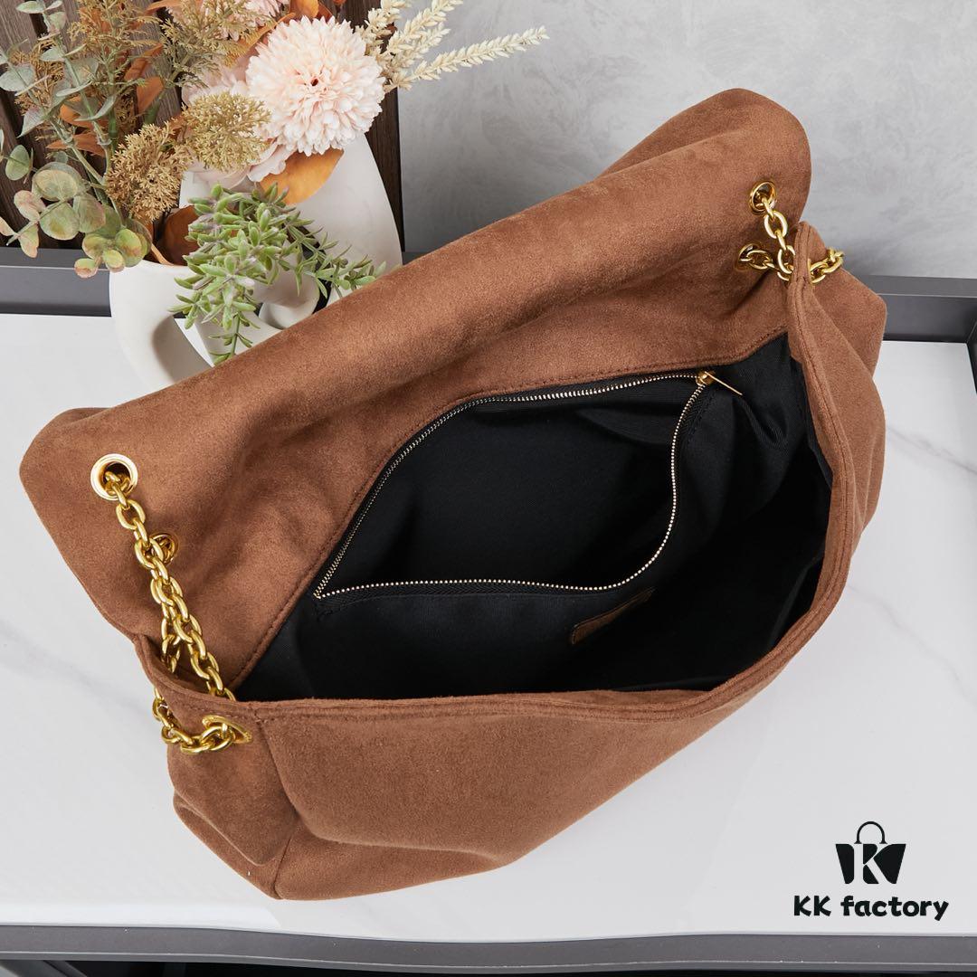 6930cec56e68136f4d9b08d0 New Arrival with Box 💰 YSL Vintage Classic JAMIE Large Suede Handbag