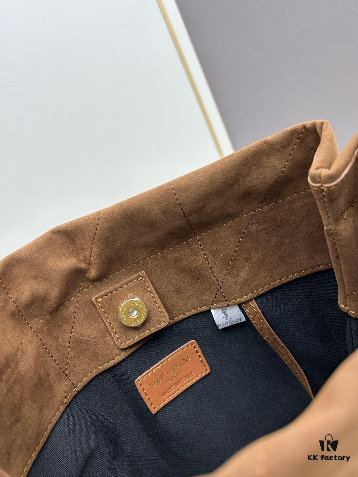 New Matte Suede YSL Jamie Bag with Box 💰YSL ||| I really don't want to call it a trash bag because it's simply too beautiful—definitely not trashy at all. Falling in love instantly upon wearing it.