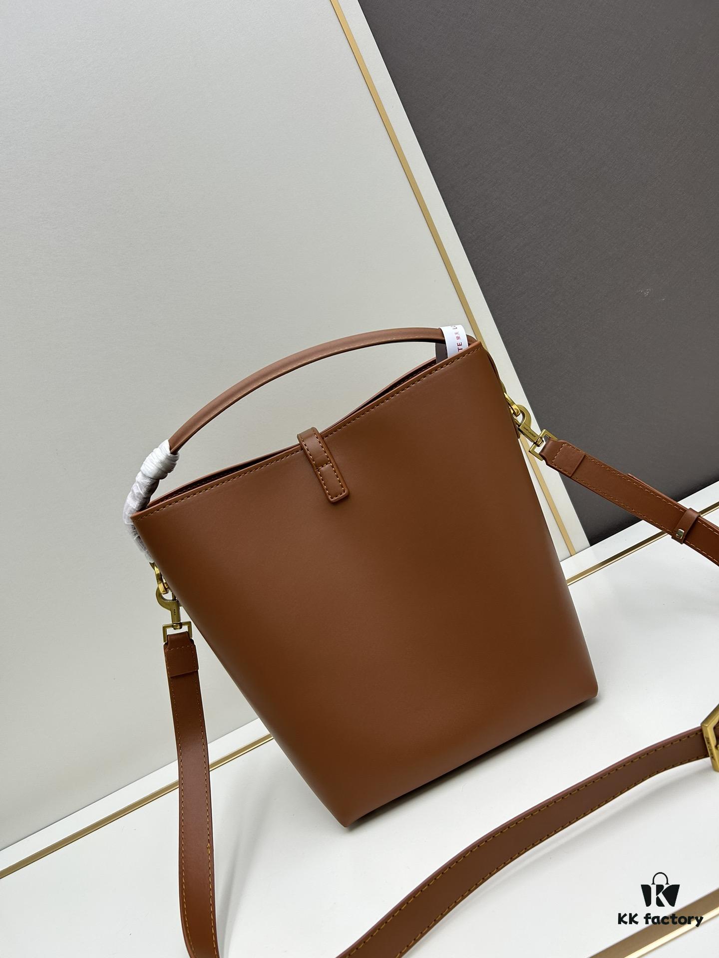 6930cef76e68136f4d9b091c New Arrival Large YSL Bucket Bag with Box 💰 Must-Have Item! Authentic YSL LE37 Bucket Bag, Celebrity Style, Limited Quantity!