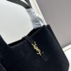 New Arrival with Box 💰 2024 Autumn/Winter Le Bea. Suede Gold Leaf BEA Tote Bag
