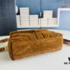 6930cf196e68136f4d9b0950 Small YSL Loulou Suede Leather Chain Shoulder Bag in Black and Brown with Box