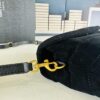 6930cf1f6e68136f4d9b095d Small YSL LOU LOU Suede Leather Chain Shoulder Bag with Box ||| Loulou Black Brown Nubuck