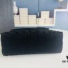 6930cf2b6e68136f4d9b0973 Medium YSL LOU LOU Suede Leather Chain Shoulder Bag with Box ||| Loulou Black Brown Nubuck
