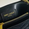 6930cf2b6e68136f4d9b0974 Medium YSL LOU LOU Suede Leather Chain Shoulder Bag with Box ||| Loulou Black Brown Nubuck