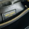 6930cf366e68136f4d9b0988 Large Size with Box 💰 YSL LOU LOU Suede Leather Chain Shoulder Bag ||| Loulou Black Brown Nubuck