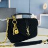 6930cf376e68136f4d9b0989 New Arrival with Box ||| Suede YSL Saint Laurent V-Logo Crossbody Bag