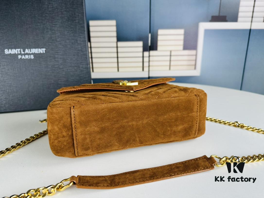 6930cf3f6e68136f4d9b0995 New Arrival with Box ||| Suede YSL Saint Laurent V-Logo Crossbody Bag