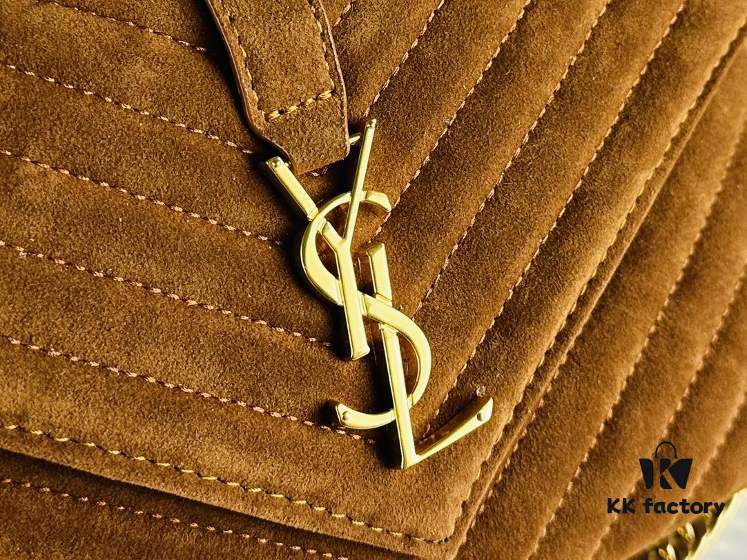 6930cf3f6e68136f4d9b0996 New Arrival with Box ||| Suede YSL Saint Laurent V-Logo Crossbody Bag