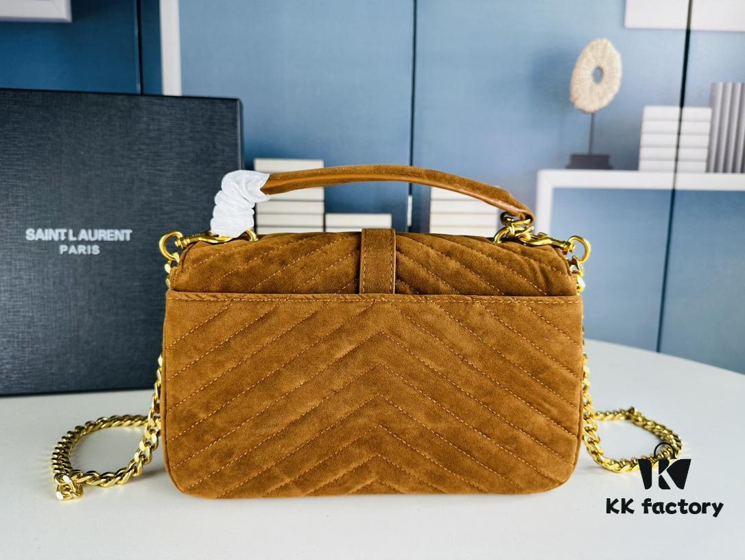 6930cf3f6e68136f4d9b0997 New Arrival with Box ||| Suede YSL Saint Laurent V-Logo Crossbody Bag