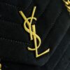 6930cf516e68136f4d9b09b4 Medium YSL LOU LOU Suede Leather Chain Shoulder Bag with Box ||| Loulou Black Brown Nubuck