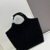 6930cf576e68136f4d9b09bf New YSL Icare Suede Quilted Tote Bag in Black and Caramel