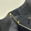 6930cf5a6e68136f4d9b09c3 New YSL Icare Suede Quilted Tote Bag in Black and Caramel