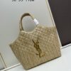 New YSL Oversized Logo Quilted Tote Bag
