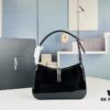 6930cf766e68136f4d9b09e9 YSL Saint Laurent Hobo Shoulder Bag in Patent Leather with Box