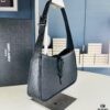 6930cf7d6e68136f4d9b09f8 YSL Saint Laurent Hobo Bag in Black Quilted Leather with Box
