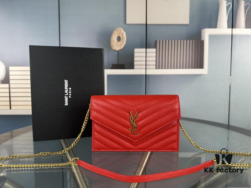 6930cfb96e68136f4d9b0a55 Box Set Batch Bags Industry's YYDS—YSL Monogram Black Gold Caviar Leather Chain Bag