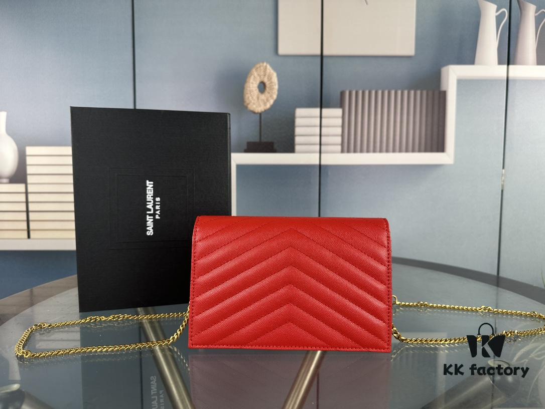 6930cfb96e68136f4d9b0a57 Box Set Batch Bags Industry's YYDS—YSL Monogram Black Gold Caviar Leather Chain Bag