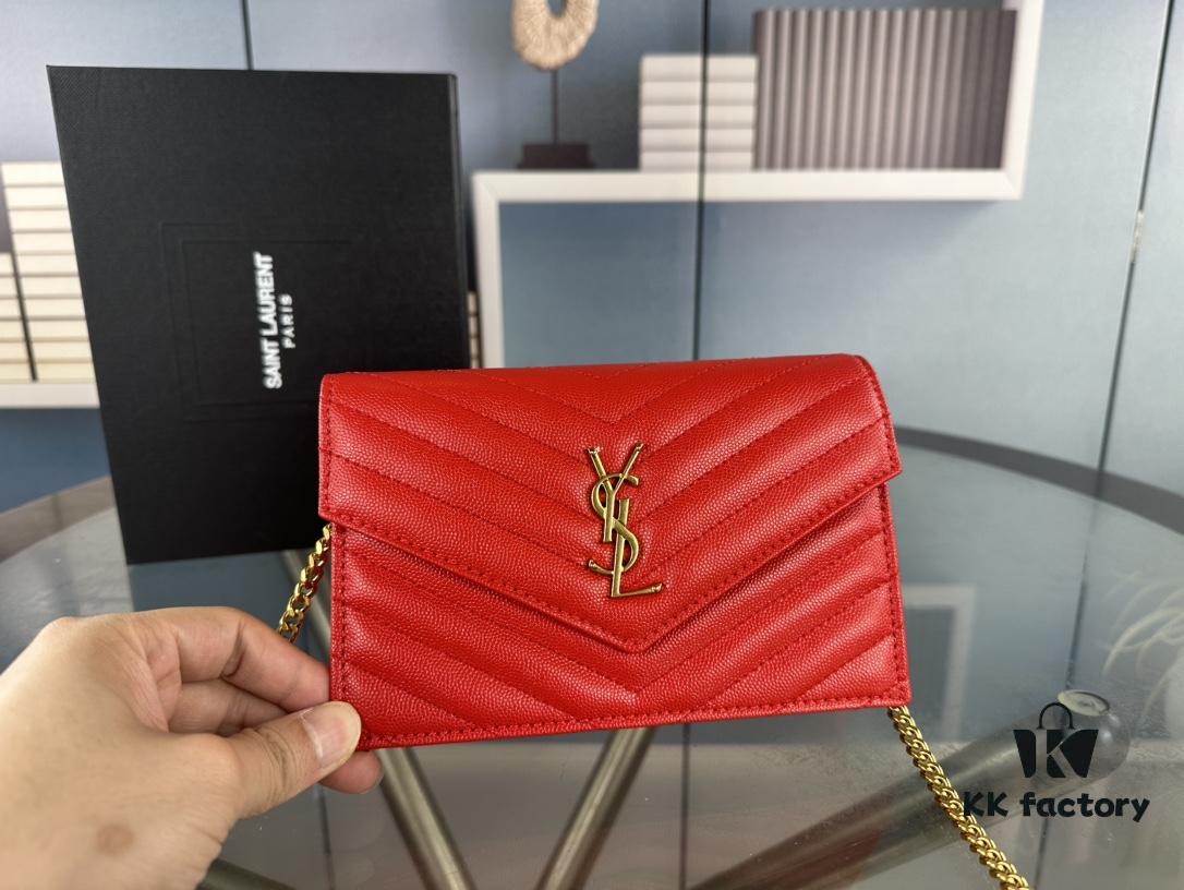 6930cfbd6e68136f4d9b0a5a Box Set Batch Bags Industry's YYDS—YSL Monogram Black Gold Caviar Leather Chain Bag