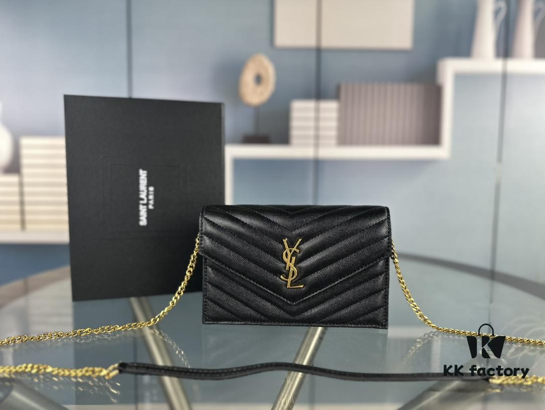 6930cfbe6e68136f4d9b0a5c YSL Monogram Black and Gold Caviar Leather Chain Bag – The Ultimate Holy Grail in the World of Handbags